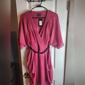 City Chic Wrap Dress
